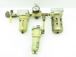 C.a. Norgren F12-300-A3DA Air Filter & 11-002-037 Reg. L11-200-MPBA Lubricator. Fixed Price $104.99.