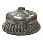 Weiler 6" Single Row Knot Wire Cup Brush 5/8"-11 Unc Nut #12856. Fixed Price $35.00.