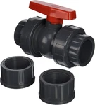 Hayward QTA1020CSEG 2-INCH Gray Series True Union Pvc Compact Ball Valve Wit. Fixed Price $72.99.