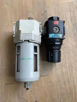 Ckd L4000-15N-W Pneumatic Lubricator With Dixon R18-04R Valve 1/2" Npt. Fixed Price $85.00.