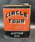 Vintage 2 Gallon Circle Tour Motor Can Deep Valley Oil Co Barberton Ohio. Fixed Price $120.00.
