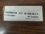 Internormen 300074 Hydraulic Filter Element 01.E 60.10VG.HR.E.P.. Fixed Price $49.95.