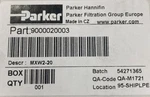 Parker Filter MXW2-20-B (9000020003). Fixed Price $99.98.