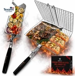 's Bbq Grill Basket Set For Meat Fish Vegetables Stainless Steel 304 Barbecue. Fixed Price $52.71.