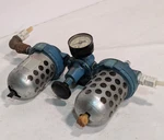 Wilkerson Pneumatic System Filter Regulator, Lubricator, Pressure Gauge Assembly. Fixed Price $34.99.