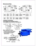 Hydraulic Dump Pump Parker G101-1-2.0, 308-9310--047, Compatible. Fixed Price $365.00.