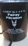 Fairey 4A-3-10 Hydraulic Filter, Spin On With Square O-ring. Fixed Price $49.95.
