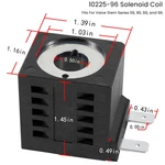 10225-96 Deltrol 12VDC Solenoid Coil For Valve Stem Series 80 And 98. Fixed Price $26.80.