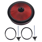 14" X 3" Red High Flow Air Cleaner Washable Element Black Top Recessed Replac.... Fixed Price $115.09.