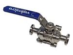 New Valmicro CF8M Stainless Steel Ball Valve 1/2" Biopharm Fitting, PP300TP. Fixed Price $351.99.