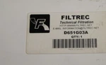 D651G03A Filtrec Filter. Fixed Price $30.00.