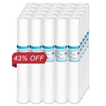 25 Pack 1/5/10/20 Micron 20"X2.5" Sediment Water Filter Whole House Replacement. Fixed Price $38.89.