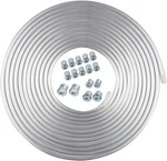 3/16 Od Brake Line, 25FT Alumal Tubing Kit With Fittings, Includes Silver. Fixed Price $18.94.