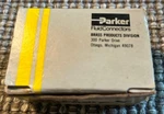 New Parker X2200P-2-2 Fluid Connectors, Box Of 10 *free Shipping*. Fixed Price $9.00.