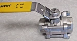 Jamflow 1" 1000 Wog Stainless Steel Ball Valve, Socket Weld Ends, Lockable Lever. Fixed Price $53.45.