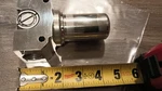 Hydraulic Fluid Filter Vintage Military Aircraft Polished Aluminum 3000PSI. Fixed Price $119.00.