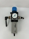 Festo LFR-M2-N1/2-C10SG Pneumatic Regulator Filter 145PSI With 183908 Gauge. Fixed Price $70.00.