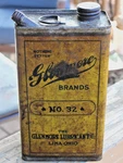 Rare Early 1900'S Glenmore Motor Oil Old Lima Ohio & Roseville 1/2 Gal. Can. Fixed Price $140.00.