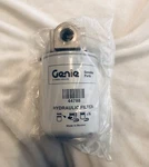 Genie, 10 Micron Hydraulic Oil Filter Assembly 20 Gpm Flow Rate 3/4", Sae 8. Fixed Price $69.99.