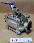 Valmicro CF8M 1/2" Hygienic Stainless Steel Ball Valve 108240 ! N45. Fixed Price $40.28.
