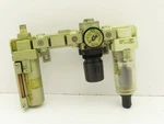 Smc AF30-03D-R-A Pneumatic Air Filter Regulator Check Valve Lubricator Assembly. Fixed Price $67.49.