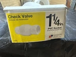 (qty: 3) American Valve P32S 1/4" Pvc In-line Check Socket SCH40 Backflow. Fixed Price $35.00.