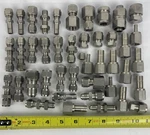 Large Lot Of Swagelok Cajon Gyrolok Stainless Hydraulic Fittings Asst. Sizes. Fixed Price $149.99.