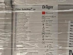 Case Of 50 Drager Safestar 80 Hepa Breathing System Filters Ref # MP01785,. Fixed Price $140.00.