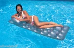 Inflatable Deluxe Raft Float Lounge Air Mattress Beach Pool Swim. Fixed Price $14.95.