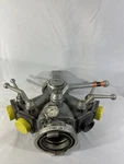 Harrington H400 5-WAY Ldh Manifold 125-5 Storz Fire Hose Valve W/gauge. Fixed Price $745.75.