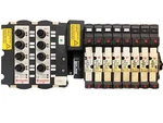 Complete Norgren 24V 8 Solenoid Air Valve Manifold Assembly Block Island. Fixed Price $400.00.
