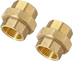 Uxcell Brass Pipe Union Connector Coupling 1PT Fitting With Female. Fixed Price $29.30.