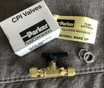 1/4" Tube Instrumentation Ball Valve Brass Parker 4Z-B2LJ2-BP. Fixed Price $22.40.