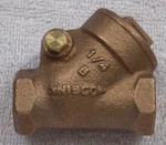 Nibco 1/4" Npt X Y-pattern Swing Check Valve * Series T-413-Y New. Fixed Price $38.50.