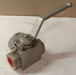 New Stauff High Pressure Block Body 2-WAY Ball Valve 6000 Psi 3/4" Npt. Fixed Price $49.49.