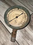 Vintage Ashcroft "master Gage" Hydraulic Pressure Gauge With Brass Bezel. Fixed Price $100.00.