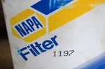 Hydraulic Fluid Oil Filter Element Napa 1197 (85197, C1660A, HF6098, P556064). Fixed Price $15.95.