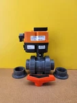 New Georg Fischer 150.104.228 Electrically Actuated Ball Valve 2", 24V, Pvc/epdm. Fixed Price $380.00.