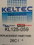 Keltec KL125-059 Oil Filter. Fixed Price $22.00.