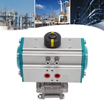 1" Inch Pneumatic Air Actuated Stainless Ball Valve Single Acting Spring Return. Fixed Price $83.30.