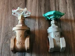Water Valves Red White Toyo 125S 200WOG Check Gate Class Fig-no. Fixed Price $45.00.
