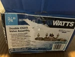 Watts 007M3-QT-FZ 3/4 Bronze Double Check Valve Assembly. Fixed Price $143.00.