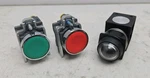 Parker PXV-F13 Pneumatic Visual Indicator With PXB-B391 Push Button Switches. Fixed Price $71.99.