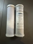 2-WATTS Activated Carbon Block Filter Cartridge WCBCS975 2-PACK Chlorine Removal. Fixed Price $25.00.