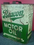 Scarce! Cincinnati Oil Works Beacon Motor 2 Gallon Can - Ohio. Fixed Price $200.00.