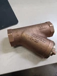 Legend Valve Two Inch Bronze Y Strainer Female Npt Ends 105-508NL. Fixed Price $75.95.