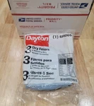 Dayton 6H008 (3) Dry Filters & Ring - Shop Vac (see Description For Model). Fixed Price $6.00.
