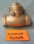 Jfw, Swing Check Valve, SC-200, 1" CF8M, Psi, Stainless Steel. Fixed Price $100.00.