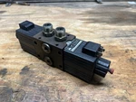 Parker 14DS-PE8-O-A-12 Hydraulic Directional Control Valve 12VDC. Fixed Price $350.00.