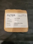 Cuno Ss Filter Pn 12840-04, Cartridge 40-0015, Nos.. Fixed Price $1150.00.